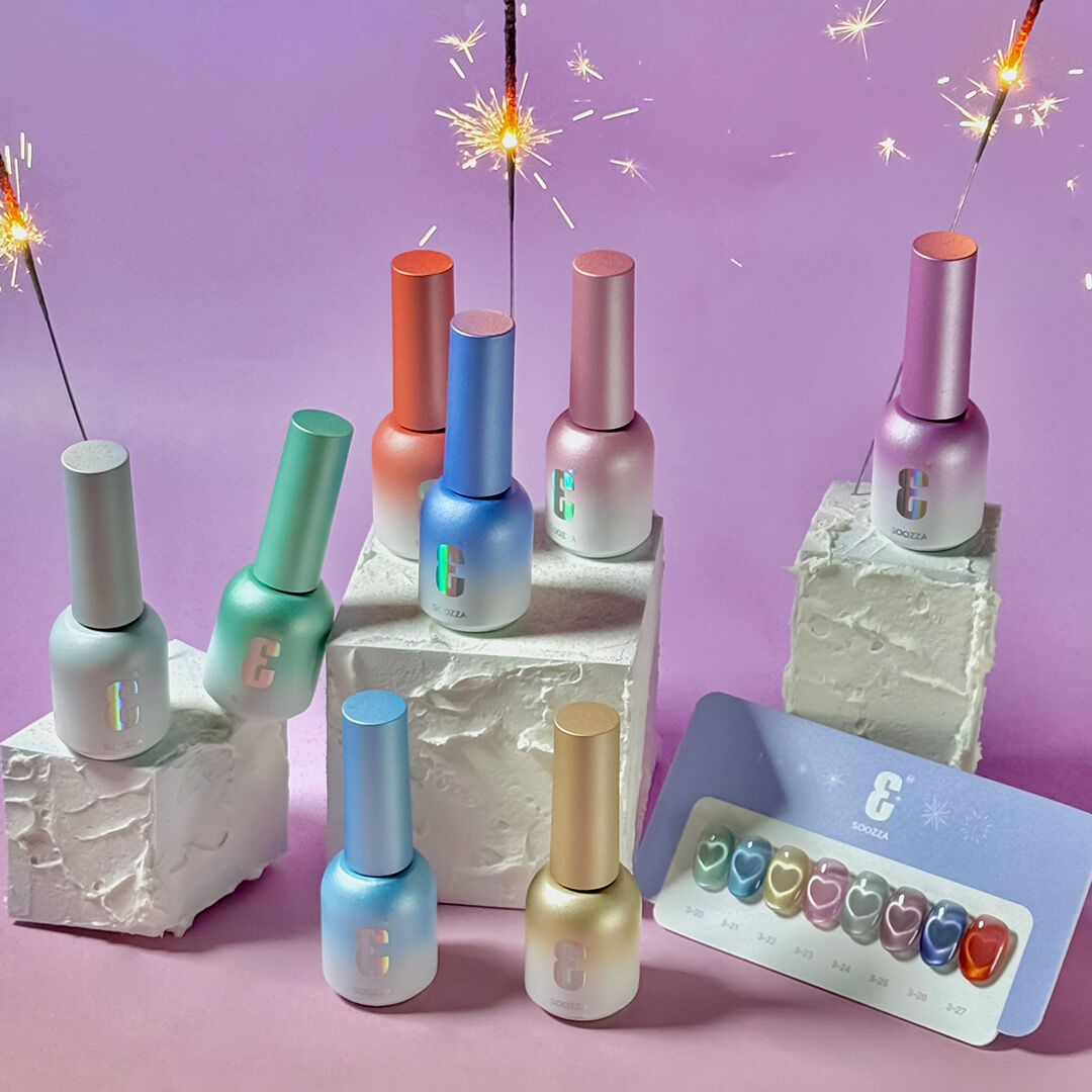 SOOZZA Fireworks Magnetic Gel 8 Colors Set {8g × 8pcs}
