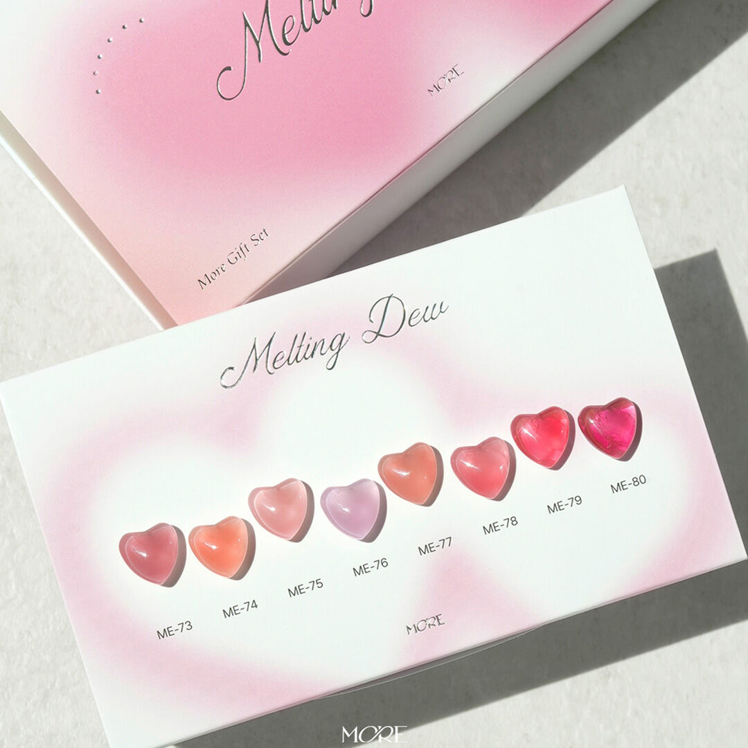 MOREGEL Melting Dew Syrup Blur Gel 9 Colors Set (#ME-73~ME-80) (10ml × 9pcs) 