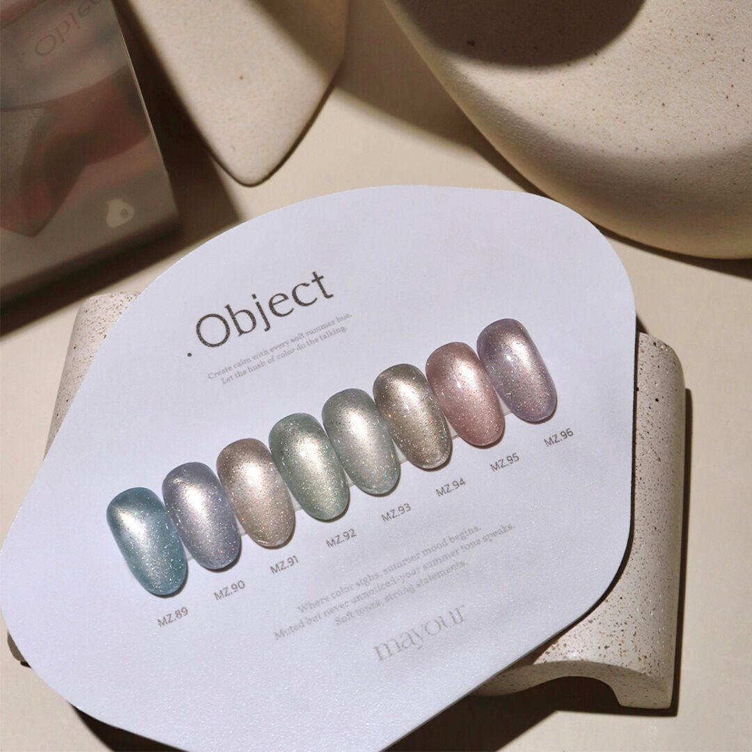 mayour Objet Magnetic Gel 8 Colors Set {8ml × 8pcs}