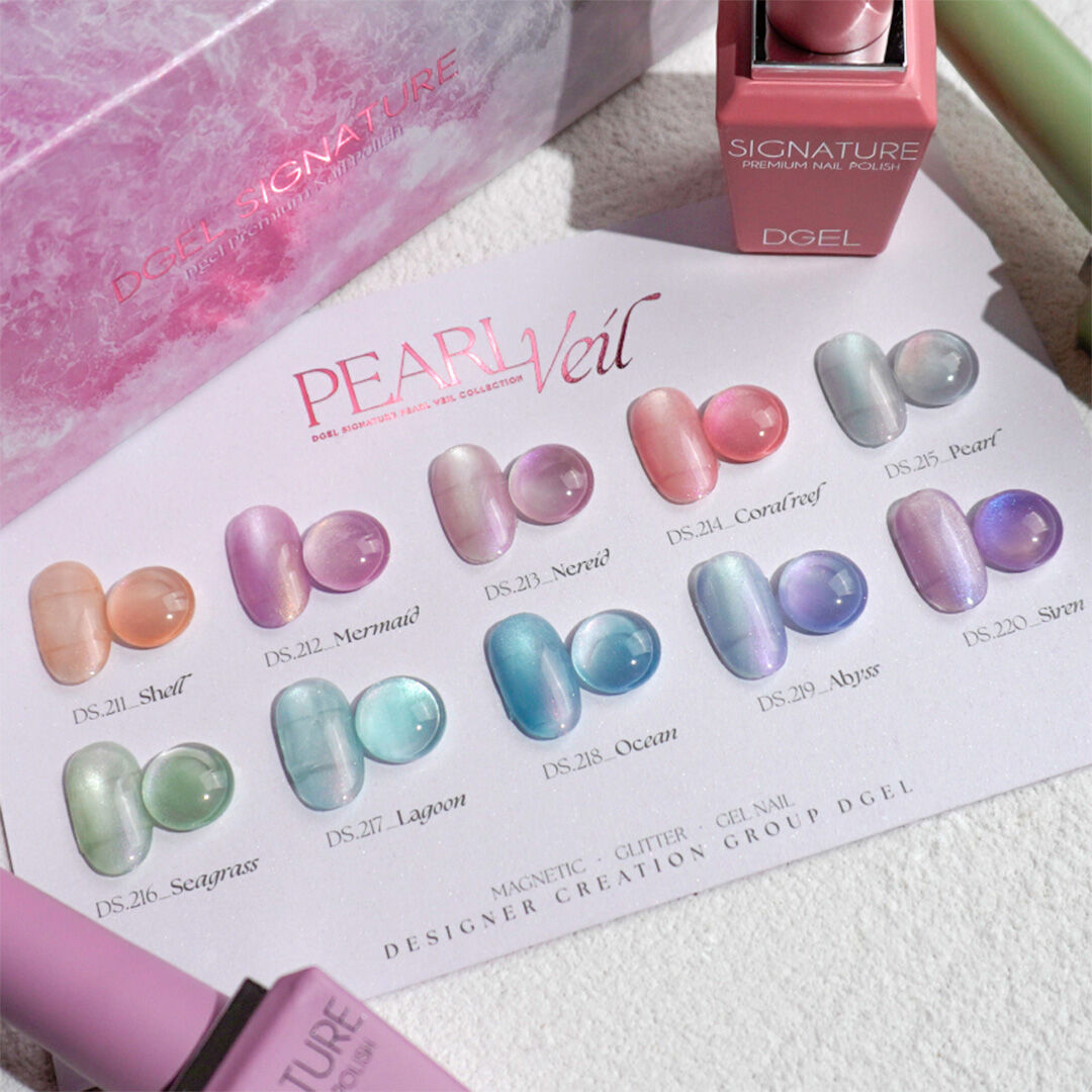Dgel Signature Pearl Veil Magnetic Gel Single {12ml × 1pc}
