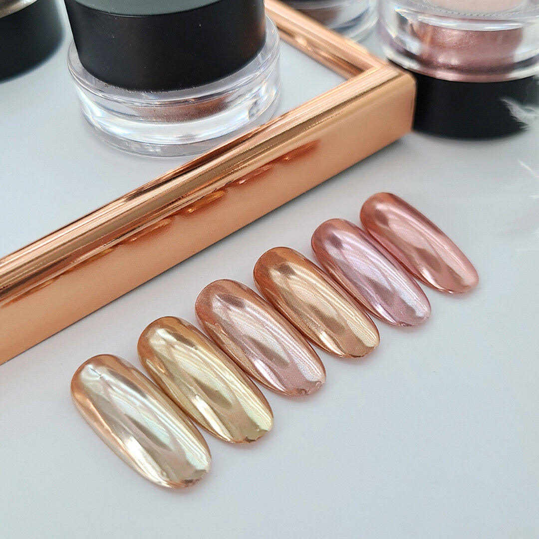 BONNIEBEE NAIL Ash Gold Powder Set (6 Types) 3g