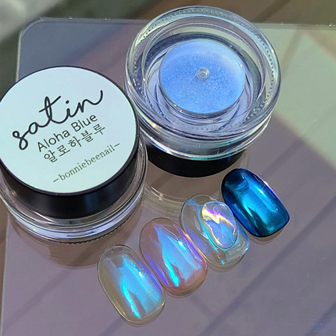 BONNIEBEE NAIL Satin Powder – Aloha Blue 1g