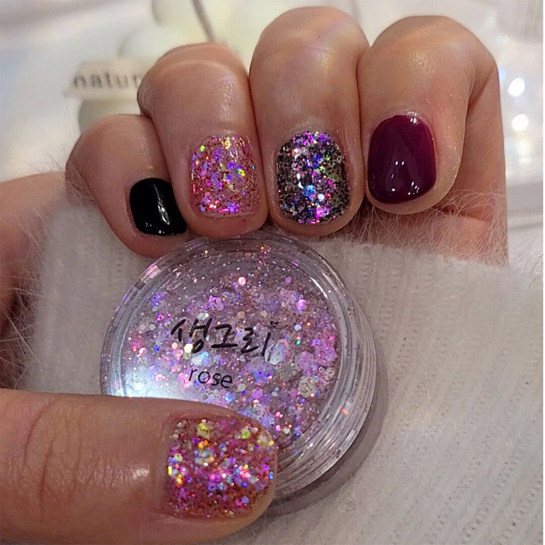 BONNIEBEE NAIL Sangria Glitter Set (3 Types) 5g