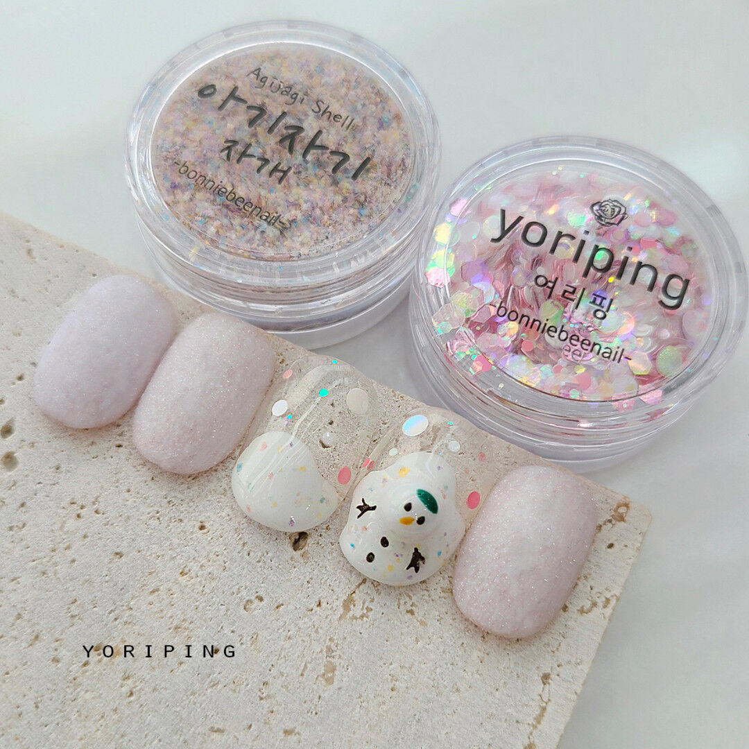BONNIEBEE NAIL Holographic Glitter – Soft Pink approx. 5g
