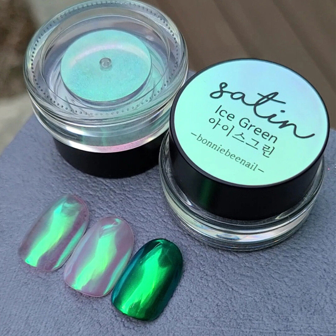 BONNIEBEE NAIL Satin Powder – Icy Green 1g