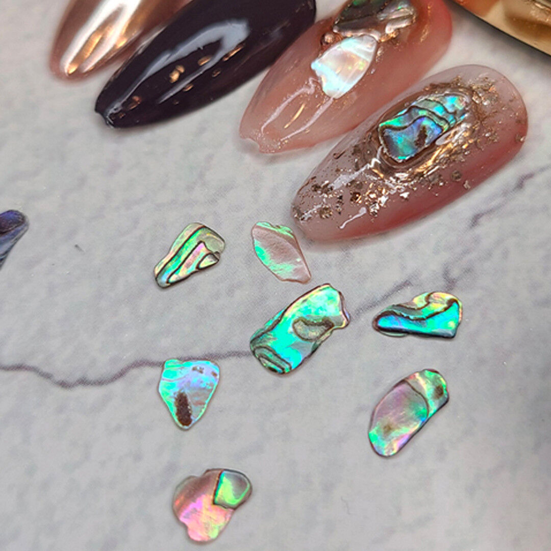 BONNIEBEE NAIL Green Shell Flakes (Renewed Packaging) approx. 5g