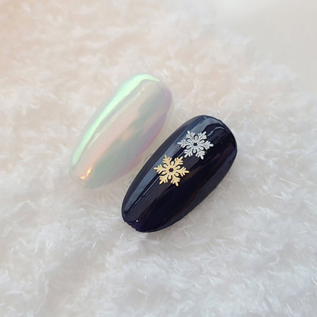 BONNIEBEE NAIL Winter Material | Snowflake No.1 Ultra-Thin Parts Renewal (2 Types) 18K Gold