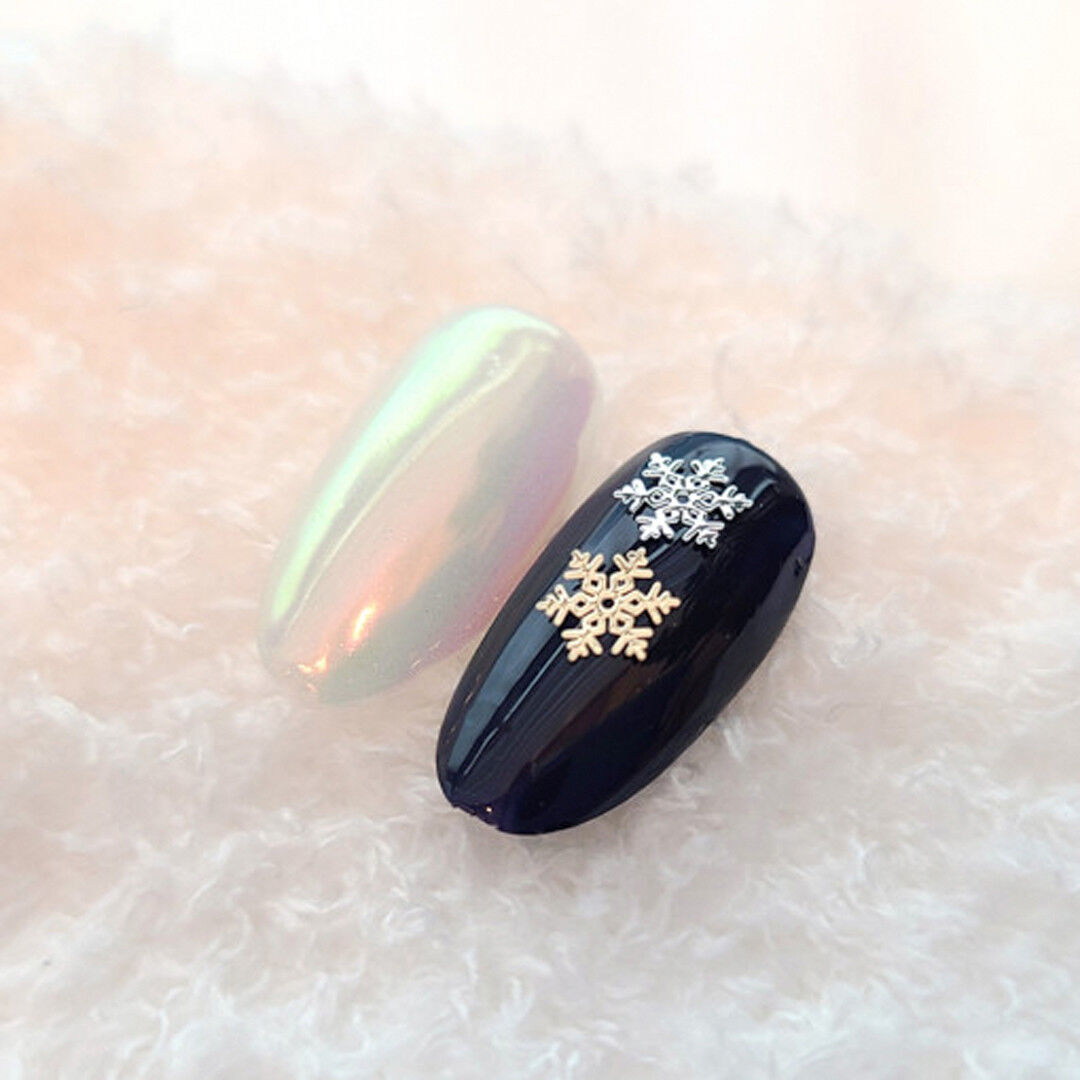 BONNIEBEE NAIL Winter Material | Snowflake No.2 Ultra-Thin Parts Renewal (2 Types) 18K Gold