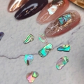 BONNIEBEE NAIL Green Shell Flakes (Renewed Packaging) approx. 5g