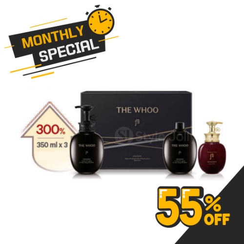 The History of Whoo WhooSpa Scalp Anti-Aging & Hair Lifting Shampoo Launch Special Set 