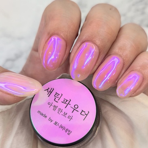 BONNIEBEE NAIL Satin Powder – Vivid Purple 1g