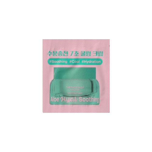 THE FACE SHOP Aloe Hyaluronic Soothing Cream 1ml*12ea