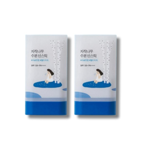 ROUND LAB Birch Juice Moisturizing Sun Stick 19g Double Set