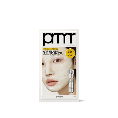 Primera Vitatinol Serum Mega-Shot Gel Mask Sheet 5ea