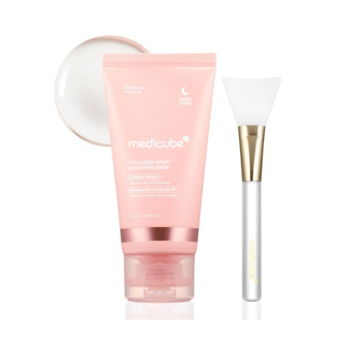 MEDICUBE Collagen Night Wrapping Mask 75ml (+Brush )