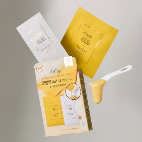 d'Alba White Truffle Serum & Cream Modeling Mask 66g*4ea [Nutritive / Hydrating]