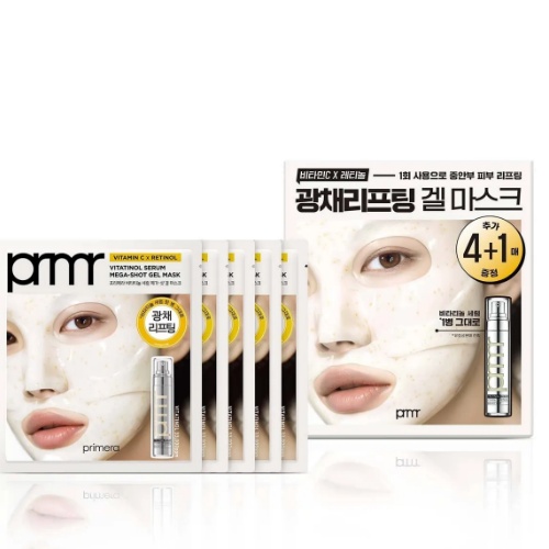 Primera Vitatinol Serum Mega Shot Gel Mask 4+1