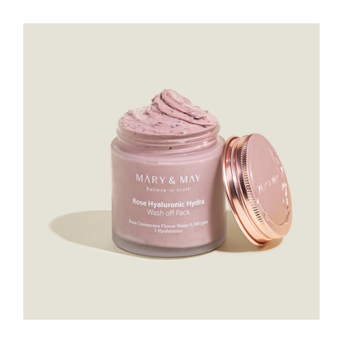 Mary&May Vegan Rose Hyaluronic Hydra Wash off Pack 125g