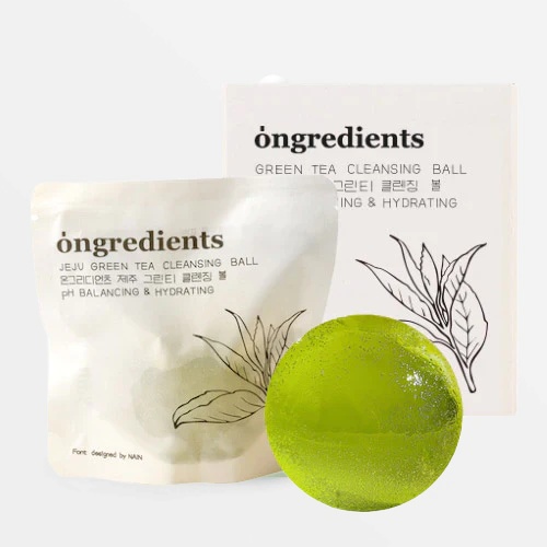 Ongredients Jeju Green Tea Cleansing Ball 110g