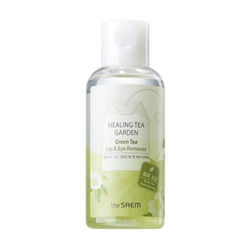 THE SAEM Healing Tea Garden Green Tea Lip & Eye Remover 150ml