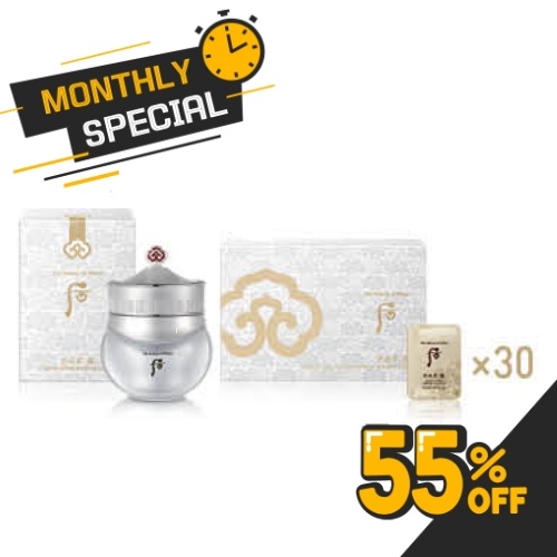 The History of Whoo Gongjinhyang:Seol Radiant White Moisture Cream Set (60 ml)