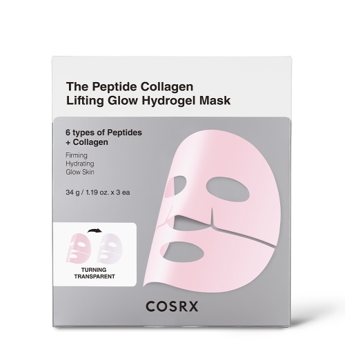OSRX The Peptide Collagen Lifting Glow Hydrogel Mask 34g (3ea)