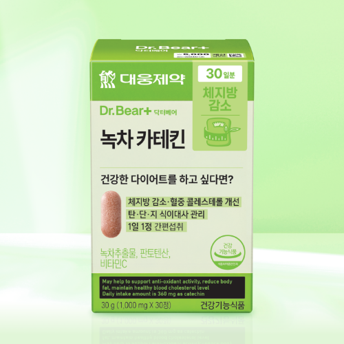 DAISO Daewoong Pharma Green Tea Catechins 30 Tablets (30 Days)