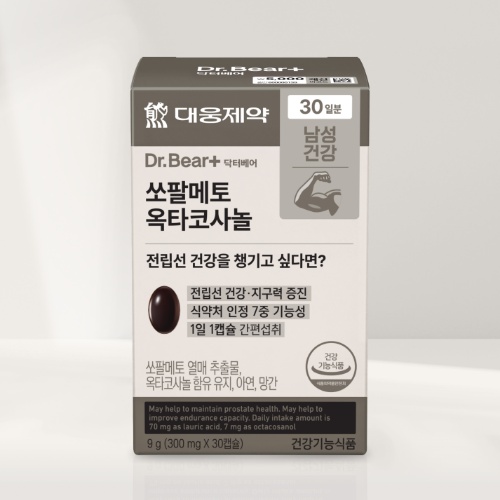 DAISO Daewoong Pharma Saw Palmetto & Octacosanol 30 Capsules (30 Days)