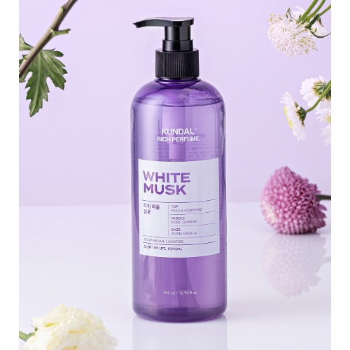 DAISO Kundal Rich Perfume Shampoo (White Musk) 500ml