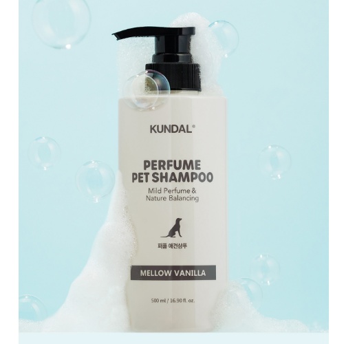 DAISO Kundal Mild Care Perfume Dog Shampoo Mellow Vanilla Scent 500ml