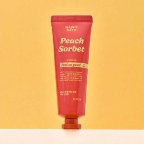 Happy Bath Feel So Good Perfume Hand Cream 50 g (Peach Sorbet Scent)