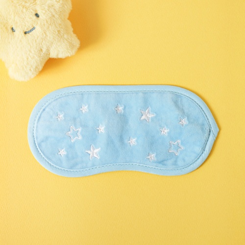 Starry wish_Needlepoint sleeping eye patch (Blue)