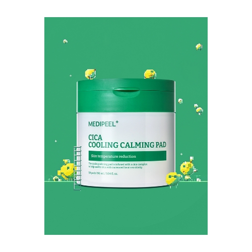 MEDIPEEL Cica Cooling Soothing Pad 2.0 (90ml/50pads)
