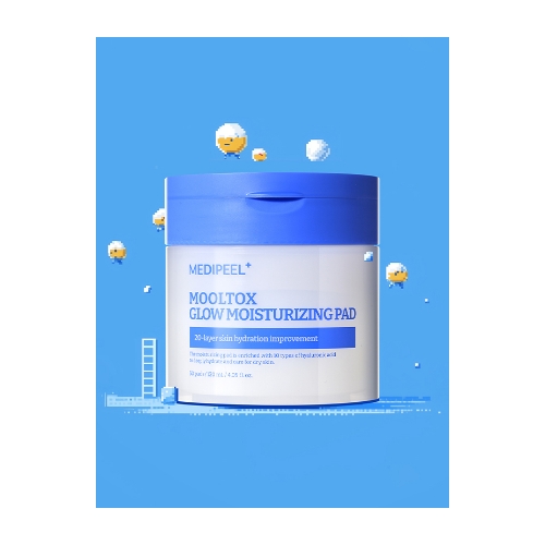 MEDIPEEL Mooltox Glow Moisturizing Pad 2.0 (120ml/50pads)
