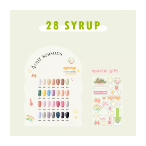 Very Good Nail Syrup Collection Four Seasons 28-piece Set