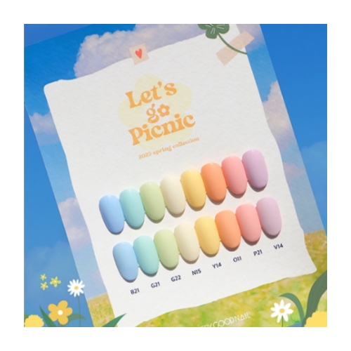 Very Good Nail Let's Go Picnic 8 Set