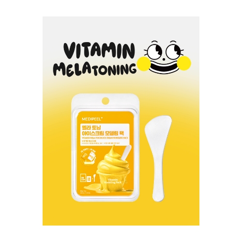 DAISO MediPeel Vitamin Mela Toning Ice Cream Modeling Pack(60g+6g)