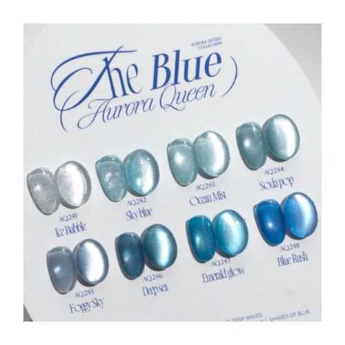 AURORA QUEEN The Blue Collection Magnetic Gel Single {9ml × 1pc}