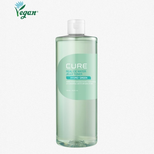 CURE Real Aloe Water Jelly Toner Hydro-Green 500ml