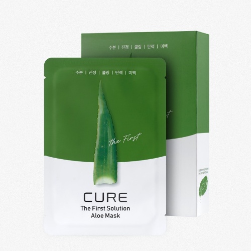 CURE The First Solution Aloe Mask 10 Sheets (10ea)