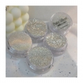BONNIEBEE NAIL Pure Silver Glitter Set (4 Types) approx. 5g BONNIEBEE NAIL Pure Silver Glitter Set (4 Types) approx. 5g