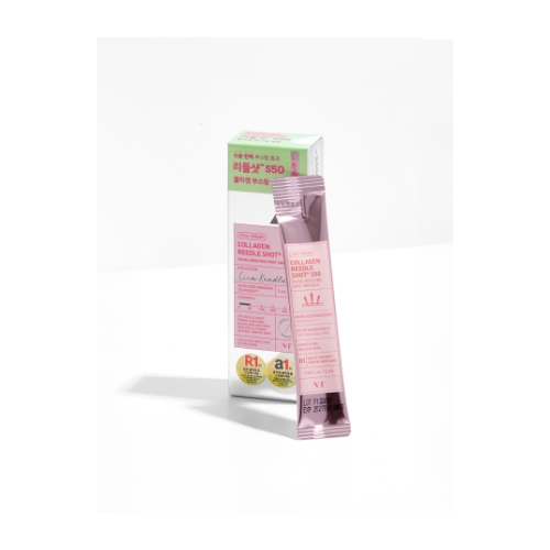 DAISO VT Collagen Reedle Shot S50 Facial Boosting First Ampoule 2ml*6ea