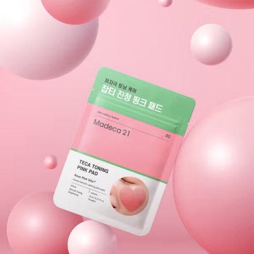 DAISO Madeca21 Teca Toning Pink Pad 4 Sheets