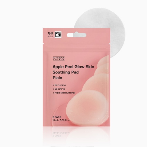 DAISO Sungboon Editor Apple Peel Smooth Soothing Pad Plain 8 sheets