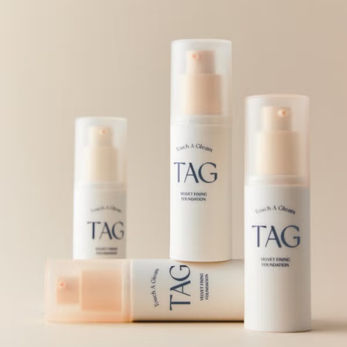 DAISO TAG Velvet Fixing Foundation (No. 2_Natural Beige) 30ml