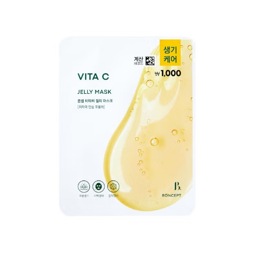 DAISO Boncept Vita C Jelly Mask 1ea 23g