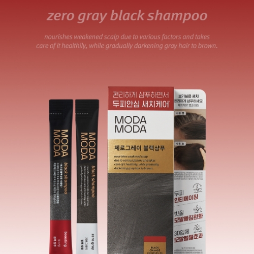 DAISO MODA MODA Zero Gray Black Shampoo Gift Set