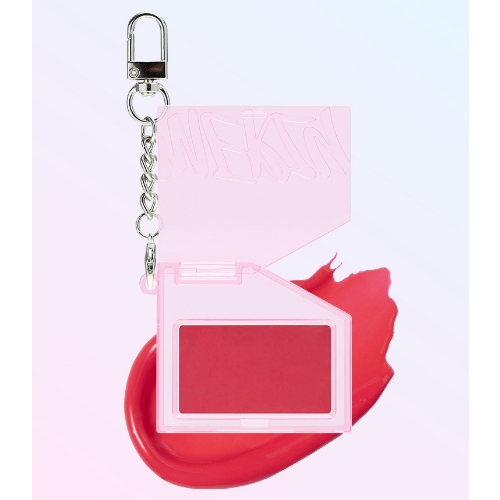 DAISO MERZY Let's Wearing Lip & Cheek Keyring(03 Sweet Peach) 2.2g
