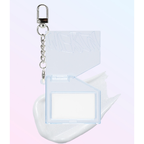 DAISO MERZY Let's Wearing Lip & Cheek Keyring(07 White Ring) 2.2g