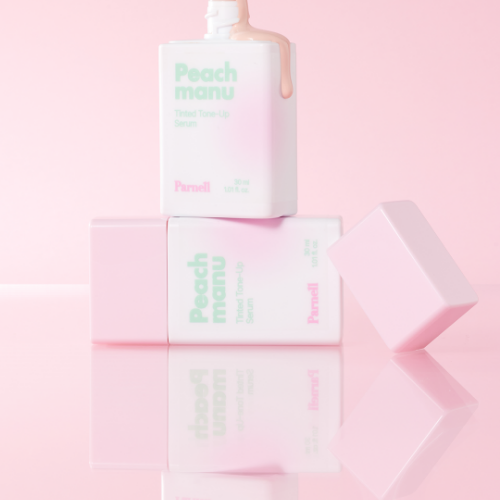 Daiso Parnell Peach Manu Tinted Tone-Up Serum 30ml